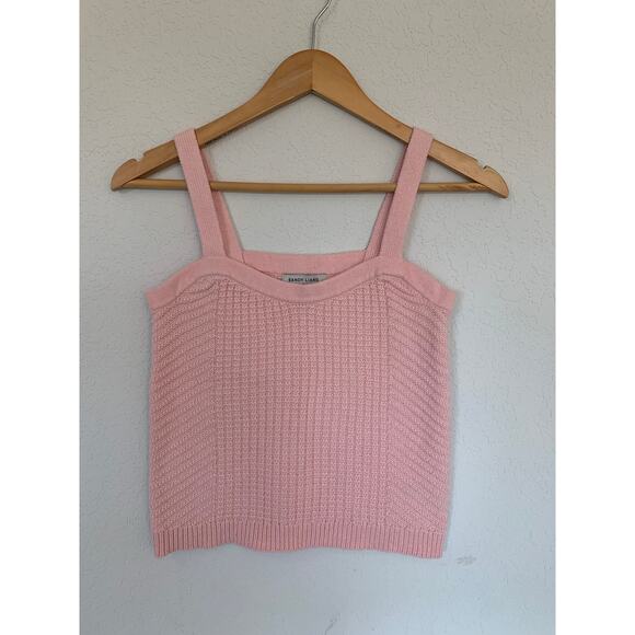 Sandy Liang Designer Collab Target Baby Pink Knit Sweater Tank XXS - Picture 4 of 10
